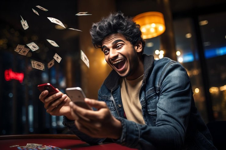 Antarmuka aplikasi mobile birtoto menampilkan meja dealer langsung dan menu sportsbook